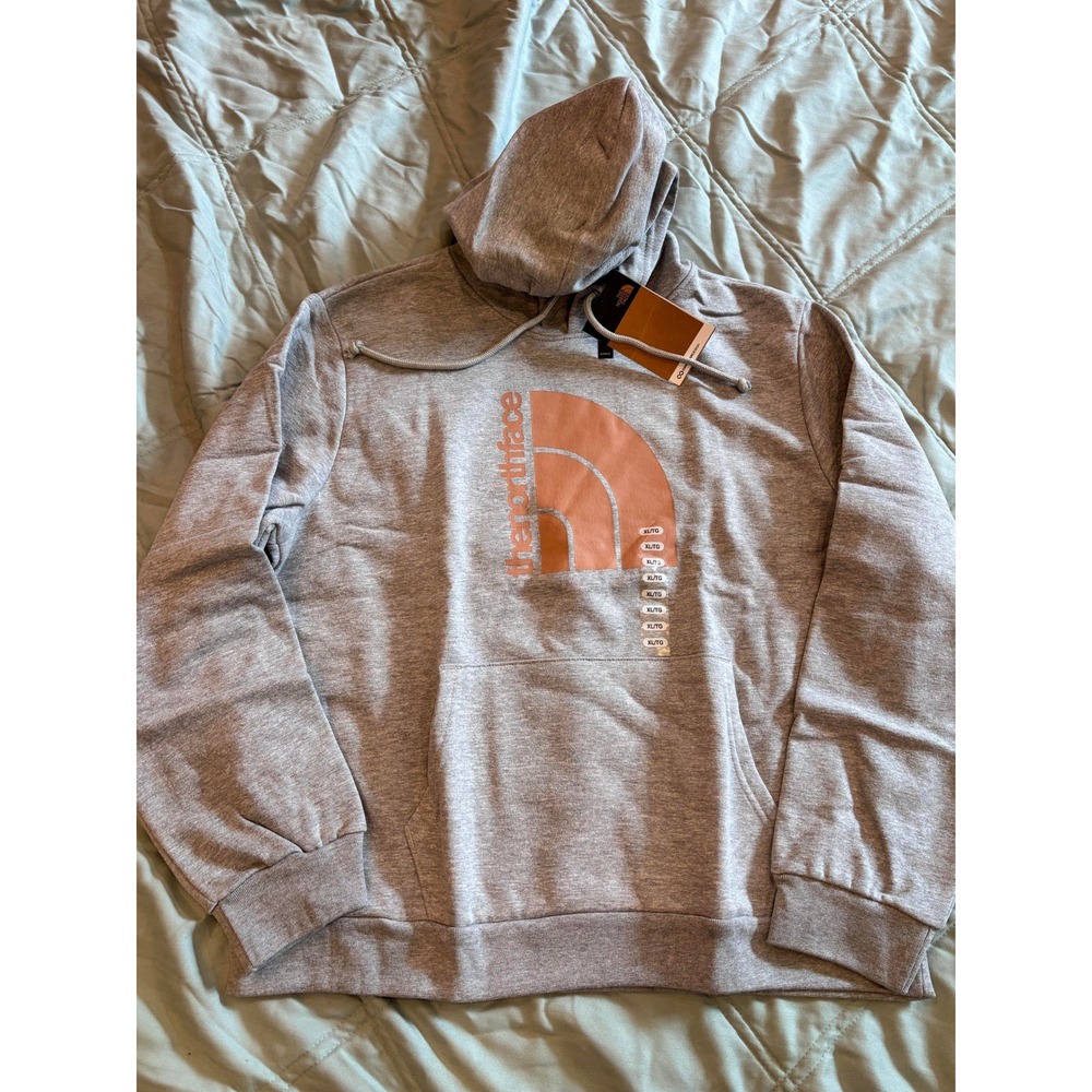 The North Face Womens Evo Jumbo Dome HD Hoodie Pale Grey Size XL